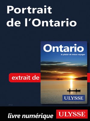 cover image of Portrait de l'Ontario
